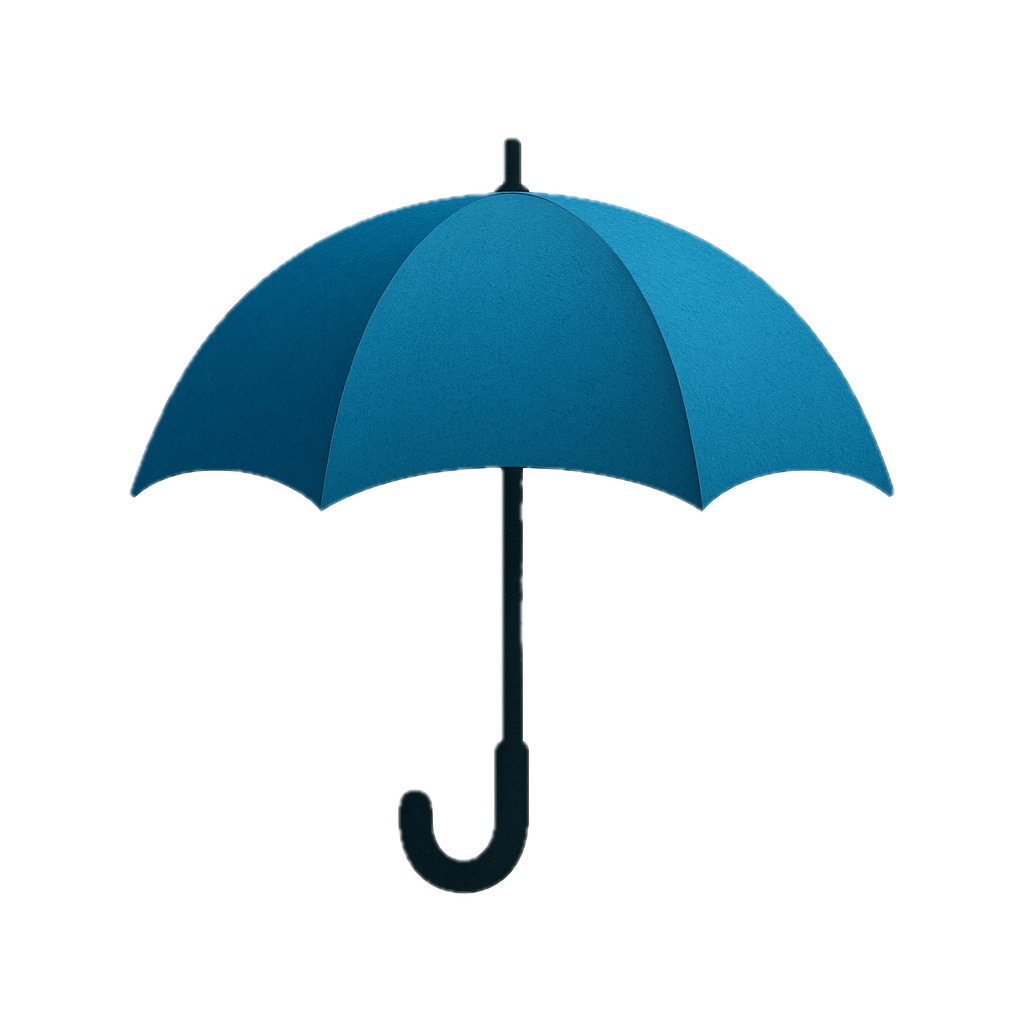 blue umbrella logo